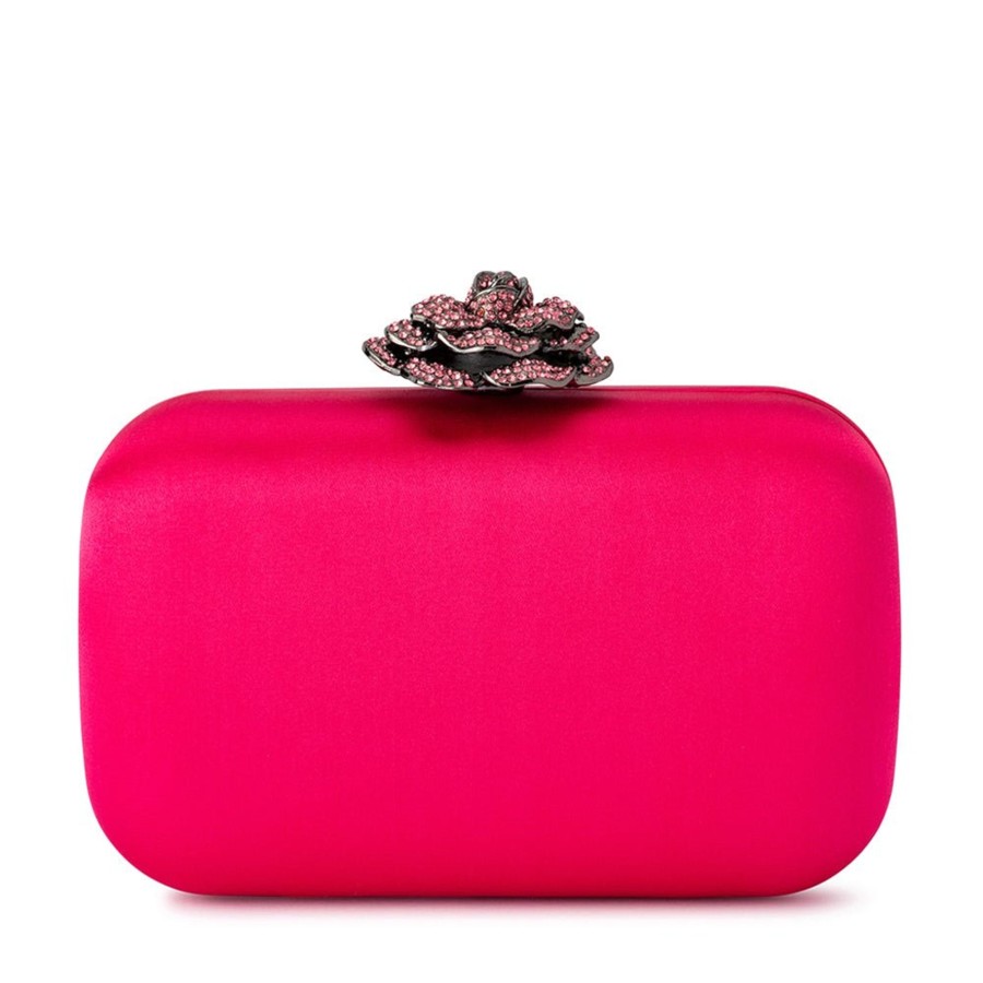 Bags Olga Berg | Rosa Crystal Lock Clutch