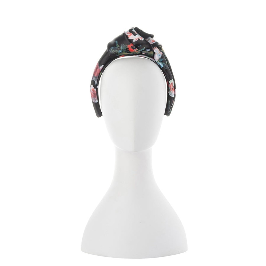 Headwear Olga Berg | Milla Printed Satin Turban