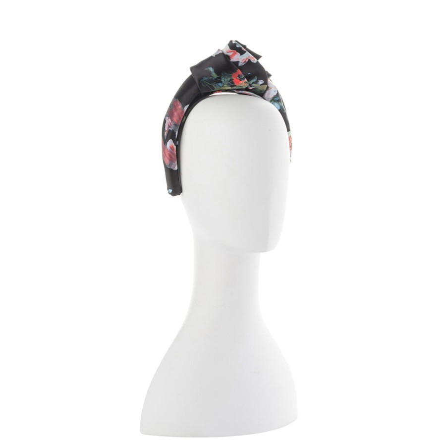 Headwear Olga Berg | Milla Printed Satin Turban