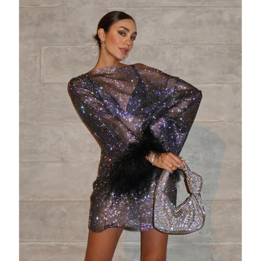 Bags Olga Berg | Polly Crystal Shoulder Bag