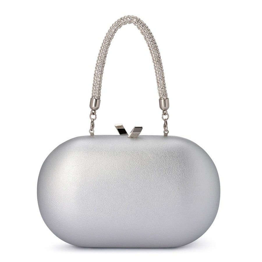 Bags Olga Berg | Anya Crystal Handle Clutch