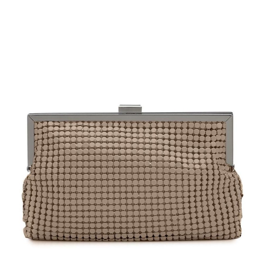 Bags Olga Berg | Ruth Mesh Frame Clutch