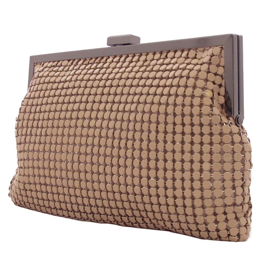 Bags Olga Berg | Ruth Mesh Frame Clutch