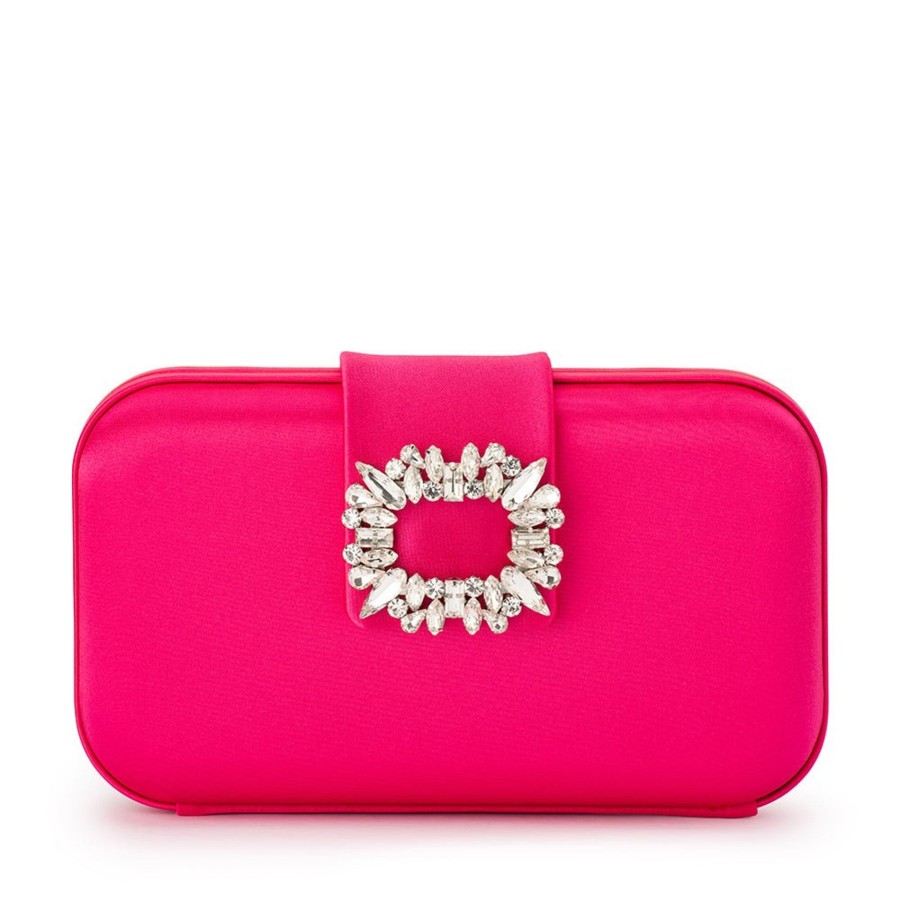 Bags Olga Berg | Emmy Crystal Trim Clutch