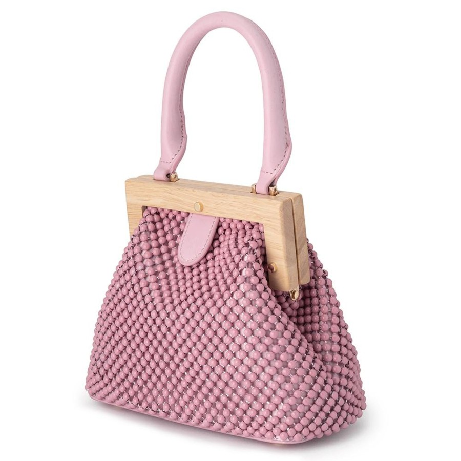 Bags Olga Berg | Marlo Ball Mesh Handle Bag