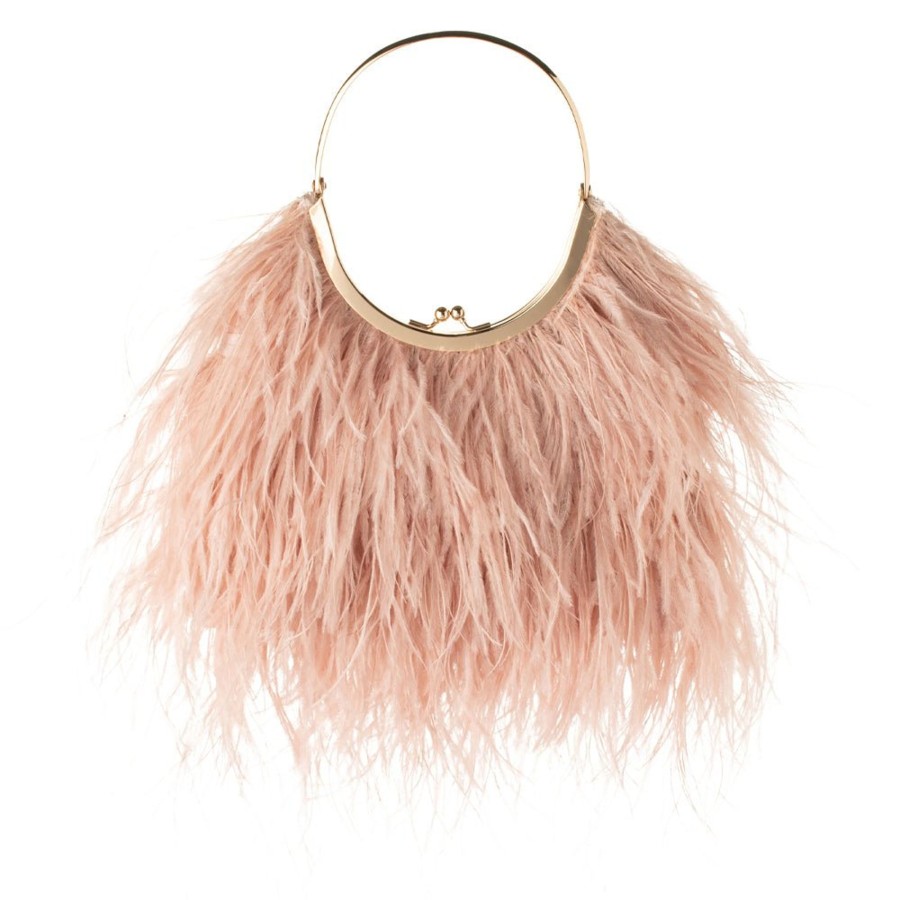 Bags Olga Berg | Penny Feathered Frame Bag