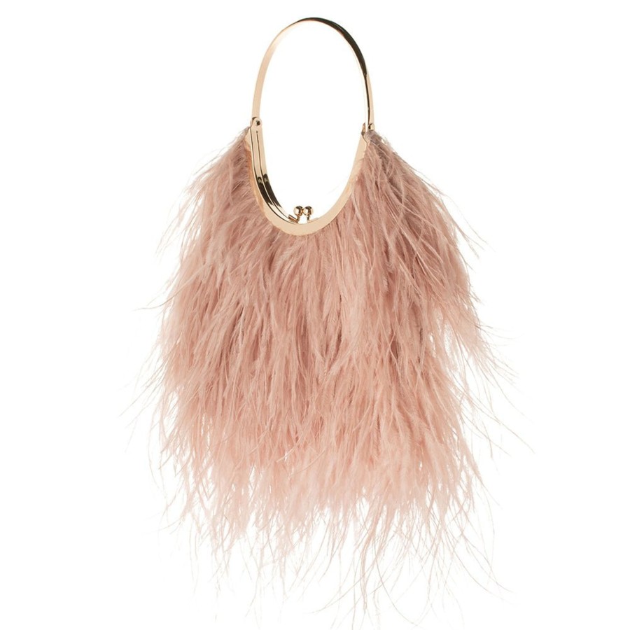 Bags Olga Berg | Penny Feathered Frame Bag