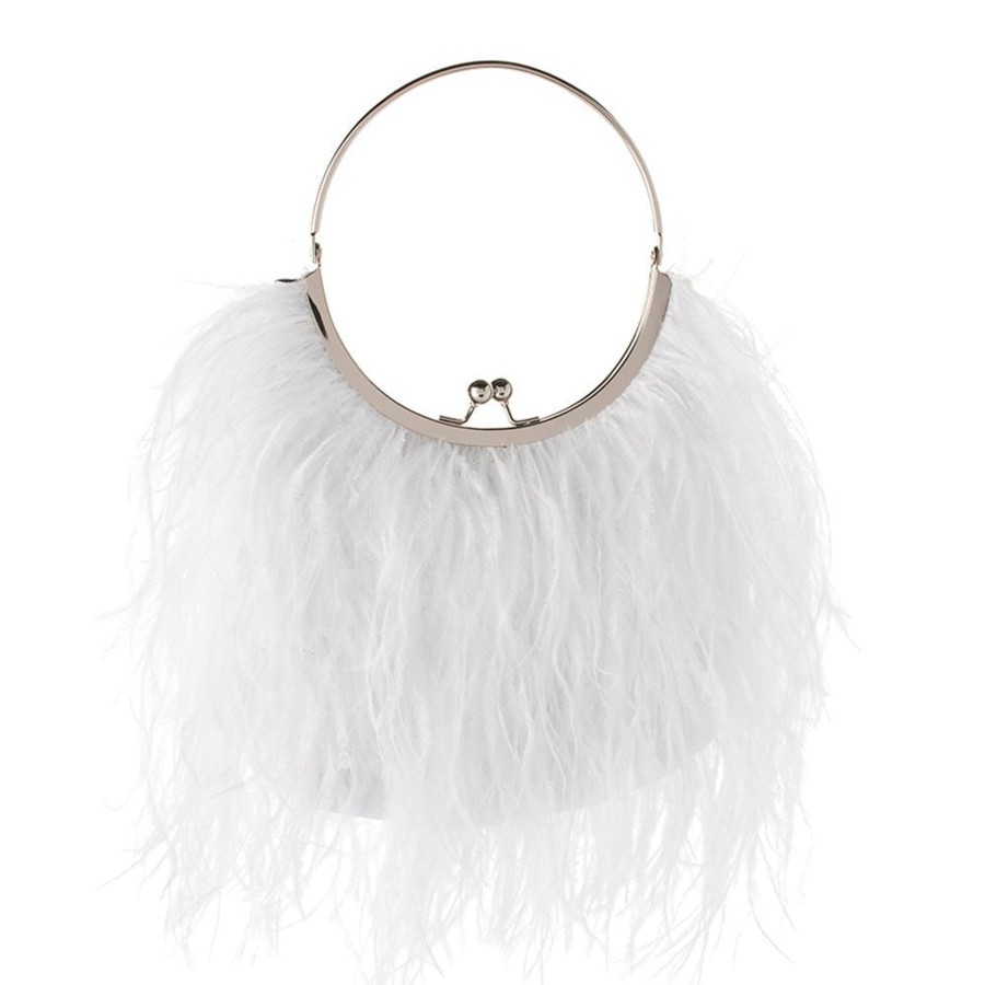 Bags Olga Berg | Penny Feathered Frame Bag