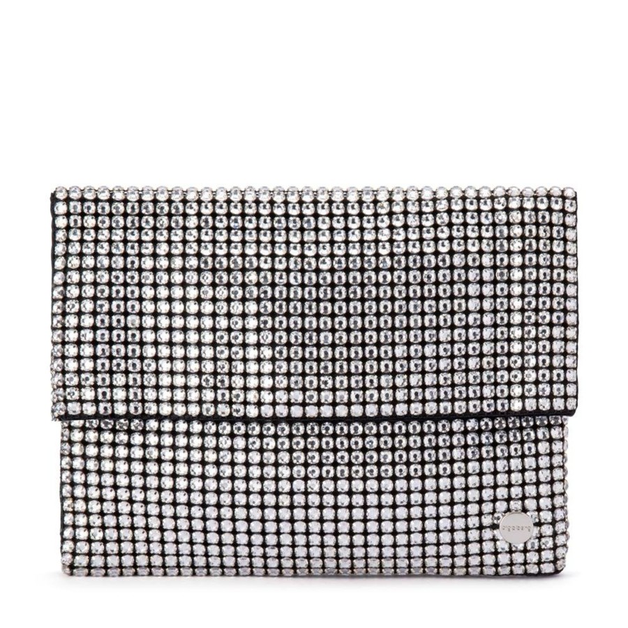 Bags Olga Berg | Dianna Black Crystal Clutch