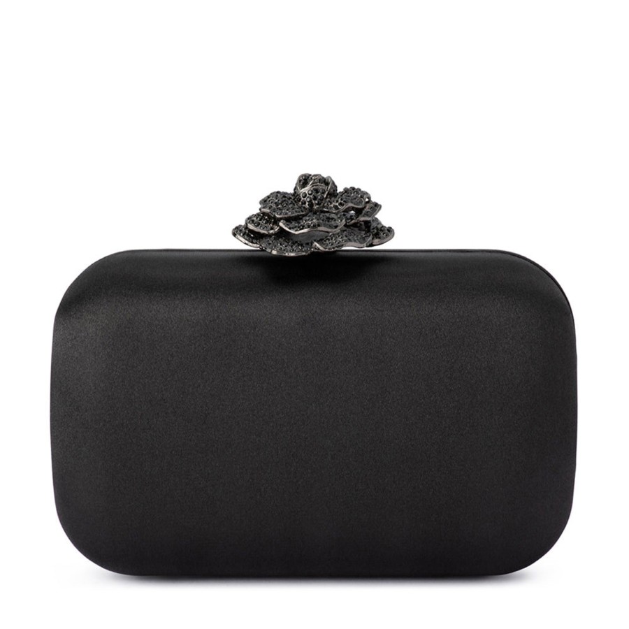 Bags Olga Berg | Rosa Crystal Lock Clutch