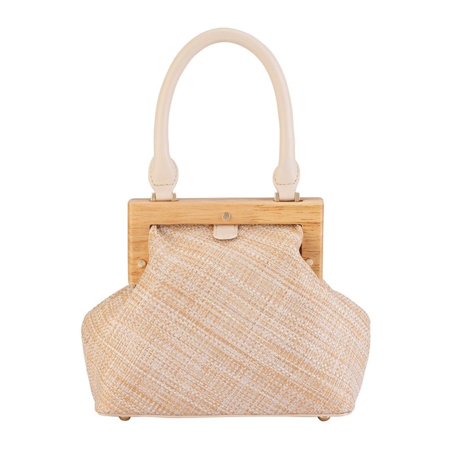 Bags Olga Berg | Piper Straw Handle Bag