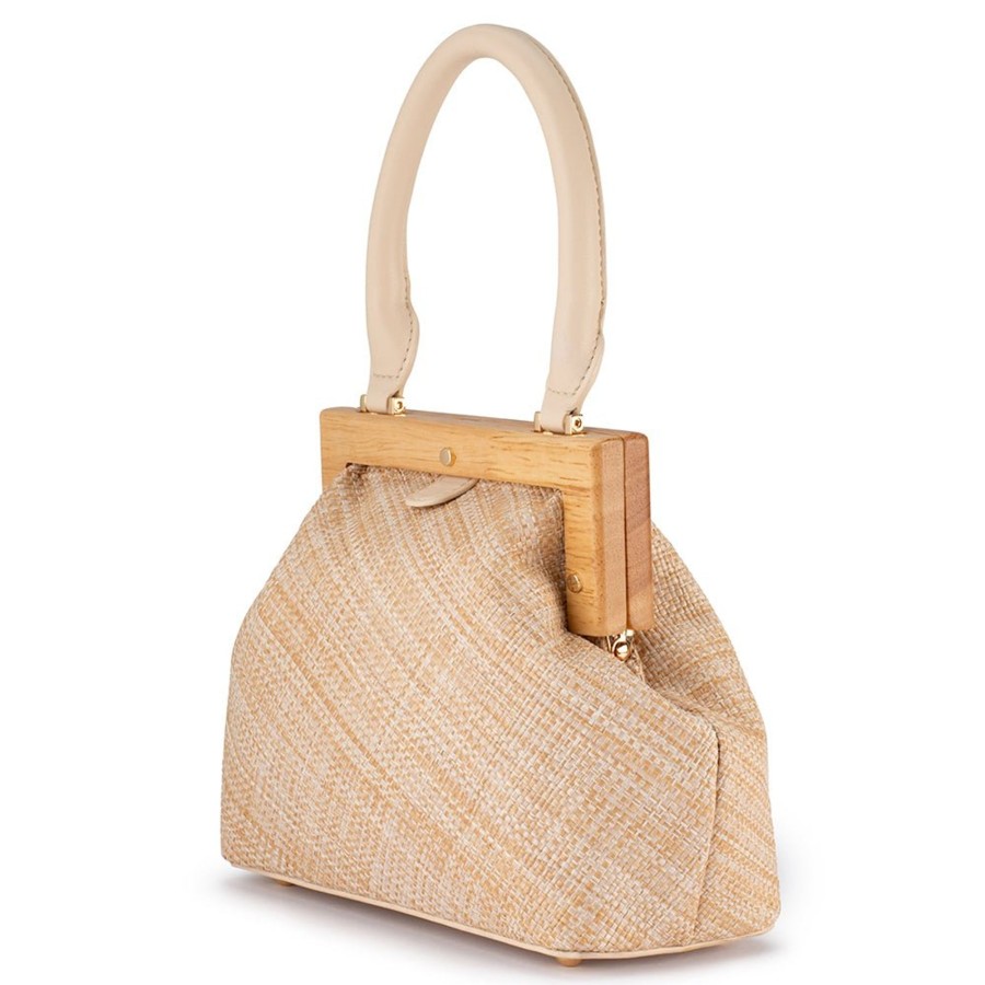 Bags Olga Berg | Piper Straw Handle Bag