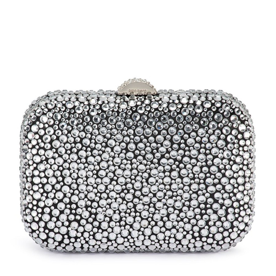 Bags Olga Berg | Casey Hot Fix Encrusted Clutch