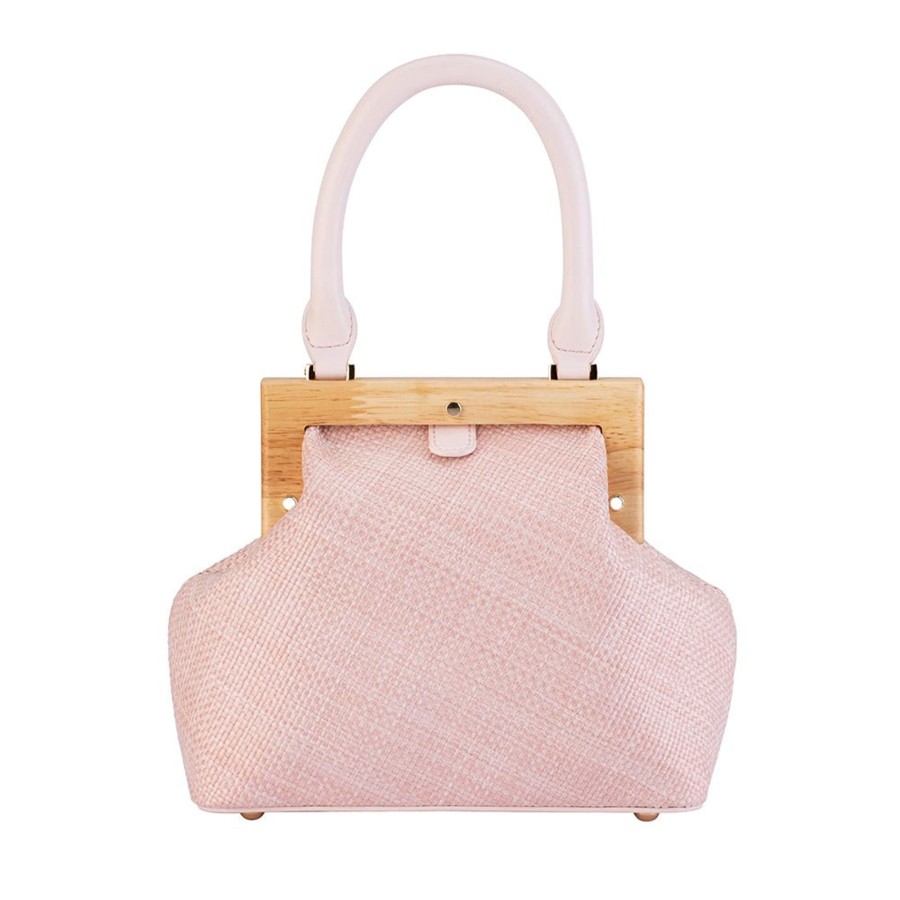 Bags Olga Berg | Piper Straw Handle Bag