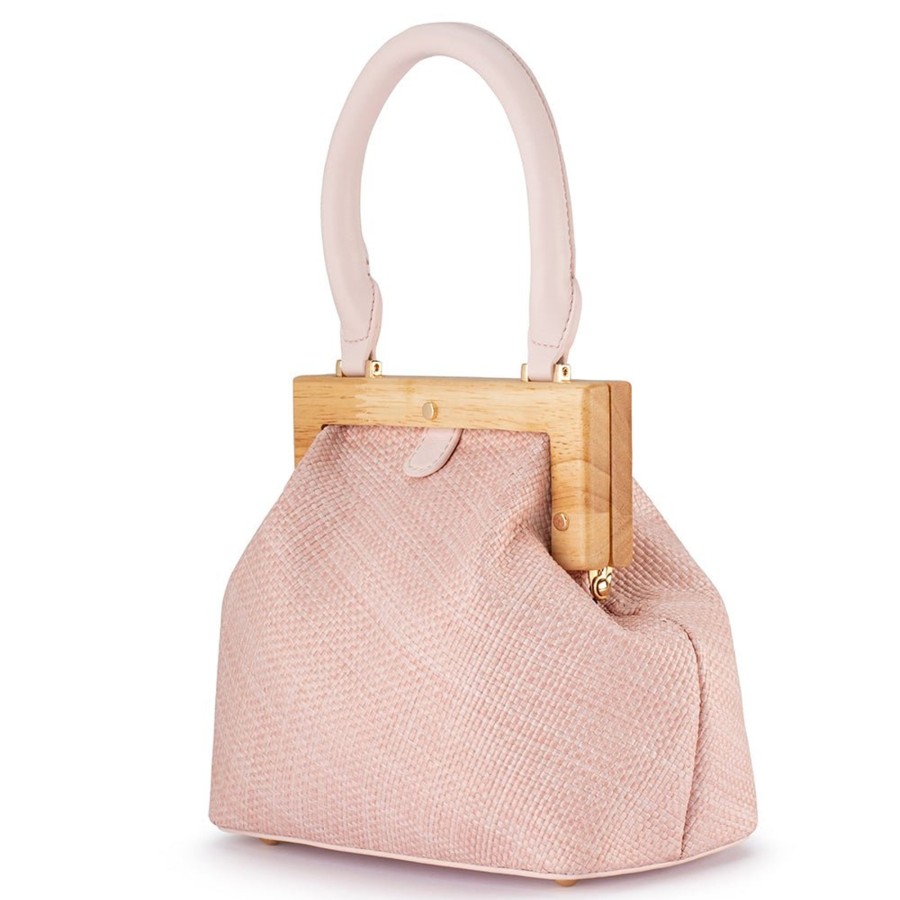 Bags Olga Berg | Piper Straw Handle Bag