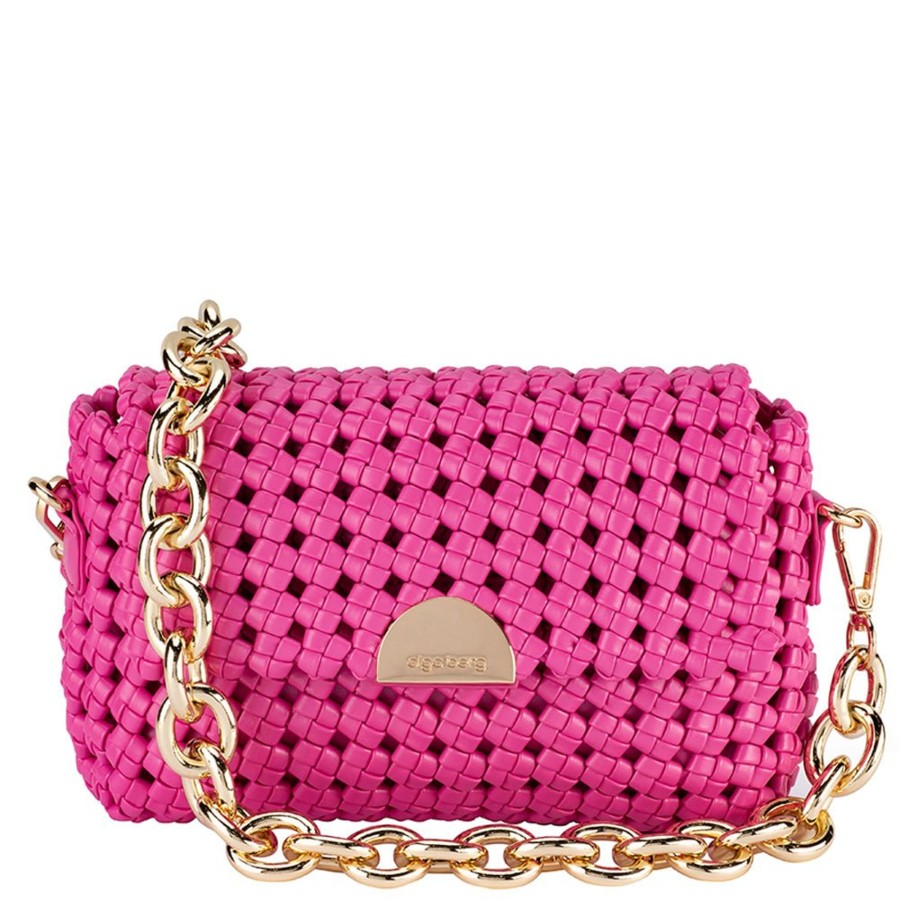 Bags Olga Berg | Giselle Woven Shoulder Bag