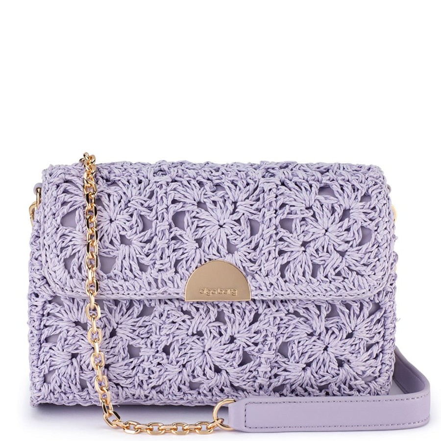 Bags Olga Berg | Millie Crocheted Shoulder Bag