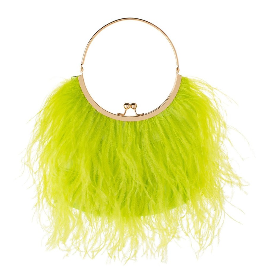 Bags Olga Berg | Penny Feathered Frame Bag