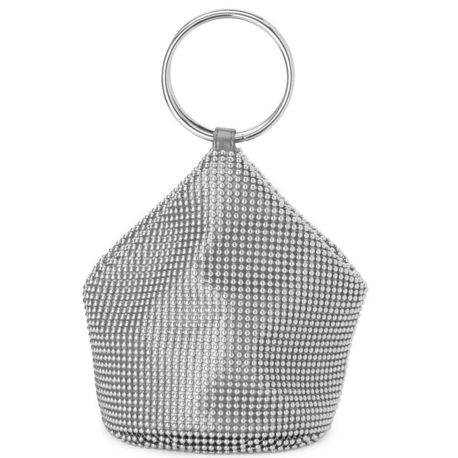 Bags Olga Berg | Bianca Ball Mesh Handle Bag