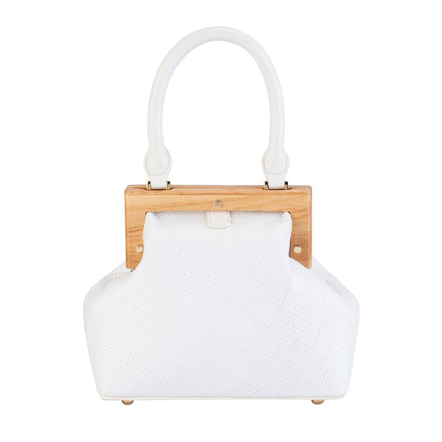 Bags Olga Berg | Piper Straw Handle Bag