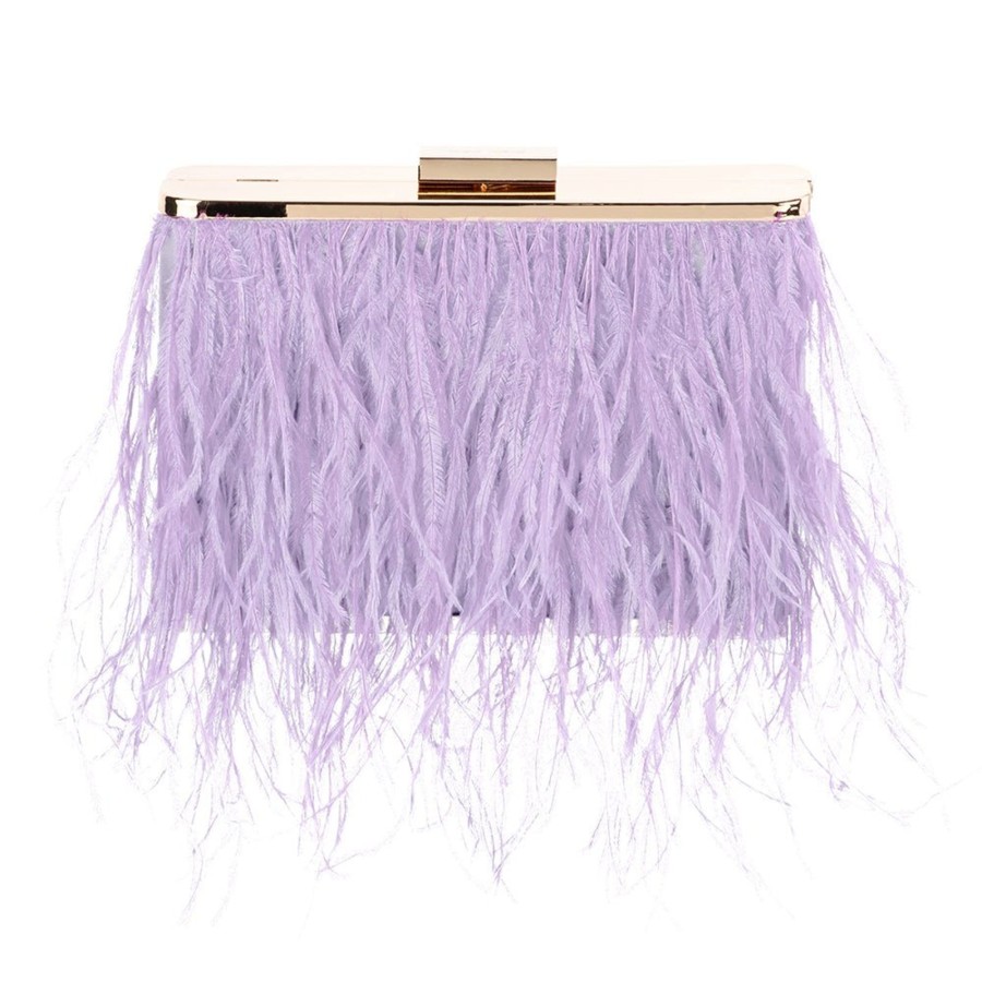 Bags Olga Berg | Estelle Feather Clutch