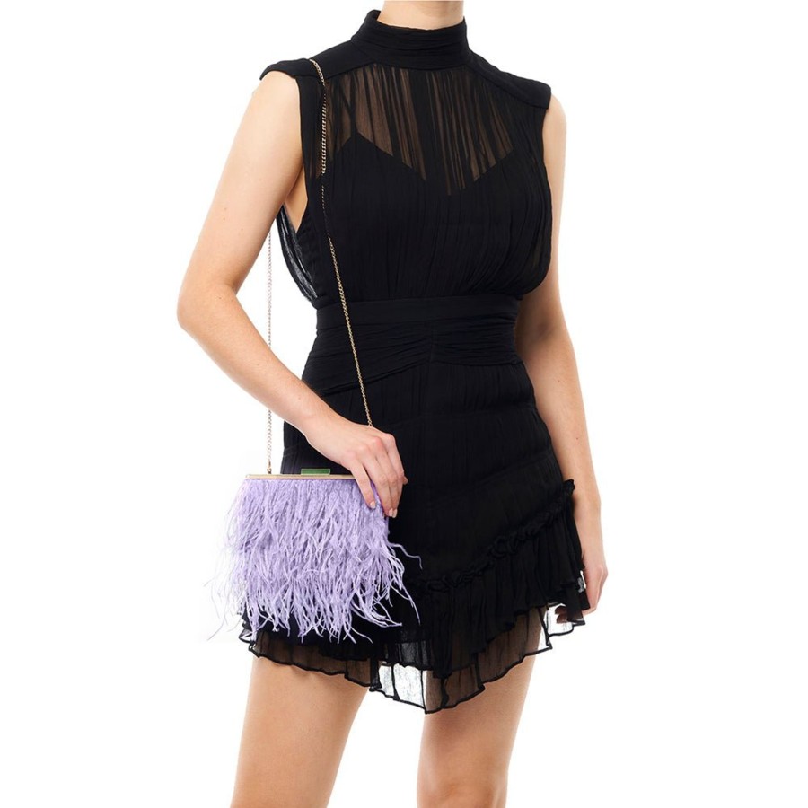 Bags Olga Berg | Estelle Feather Clutch